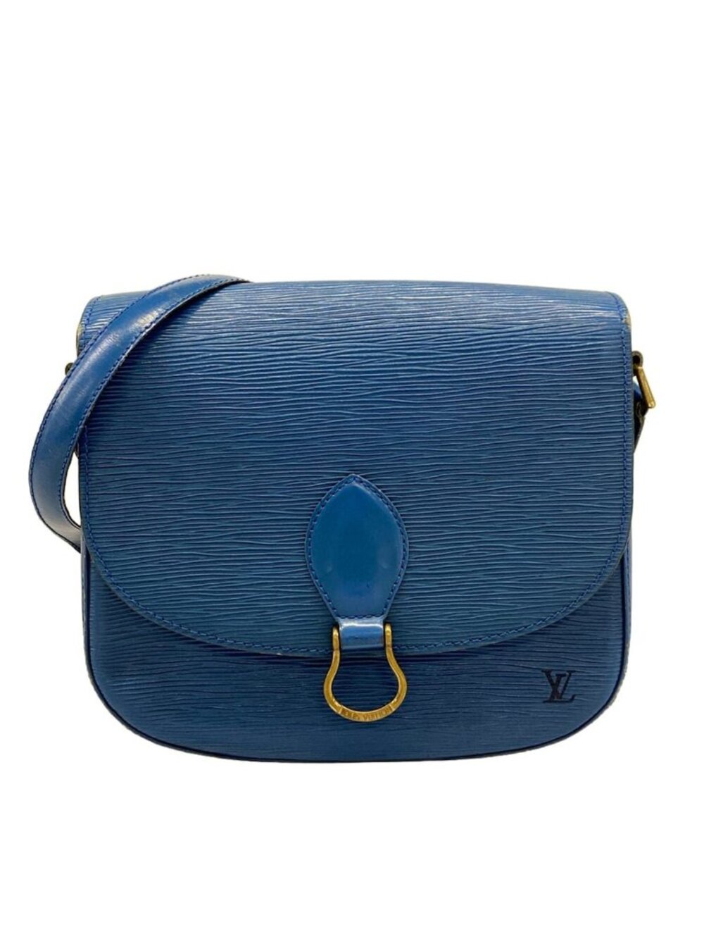 Louis Vuitton Shoulder Bag Epi Sun Crew Toledo Blue Leather